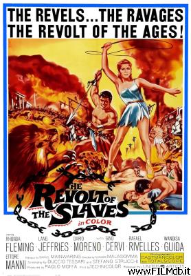 Locandina del film La rivolta degli schiavi