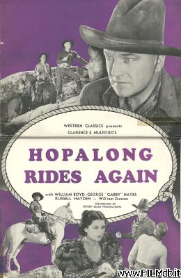 Locandina del film Hopalong Rides Again