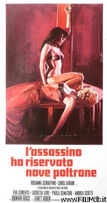 poster Affiche de film l'assassino ha riservato 9 poltrone