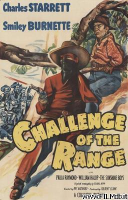 Cartel de la pelicula challenge of the range