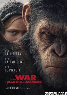 Locandina del film war for the planet of the apes