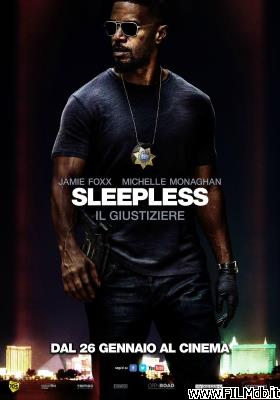 poster Affiche de film sleepless - il giustiziere