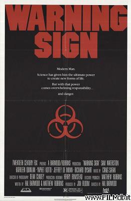 Poster of movie warning sign