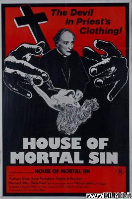 Cartel de la pelicula la casa del peccato mortale