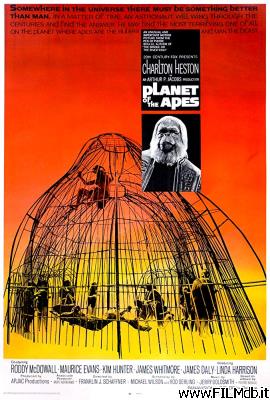Affiche de film il pianeta delle scimmie