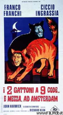poster Locandina del film I 2 gattoni a 9 code... e mezza ad Amsterdam