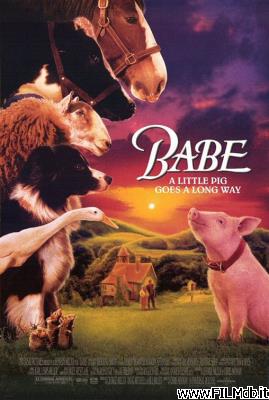 poster Locandina del film babe: maialino coraggioso