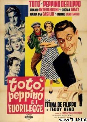 poster Locandina del film totò, peppino e i fuorilegge