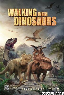 Poster of movie walking with dinosaurs 3d