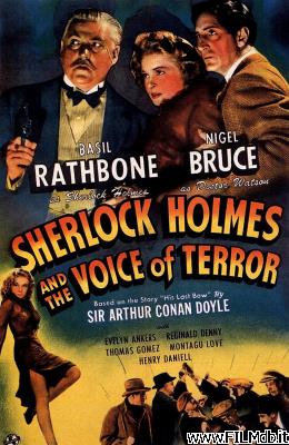 Cartel de la pelicula Sherlock Holmes y la voz del terror