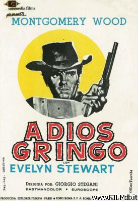 poster Locandina del film adios gringo
