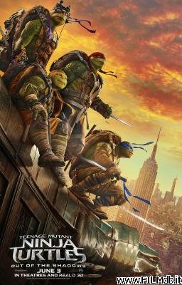 Cartel de la pelicula Ninja Turtles: Fuera de las sombras