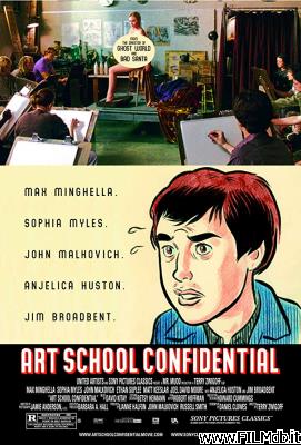 Cartel de la pelicula art school confidential - i segreti della scuola d'arte