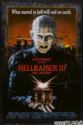 Affiche de film hellraiser 3: hell on earth
