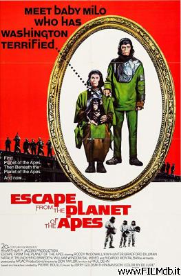 Affiche de film fuga dal pianeta delle scimmie
