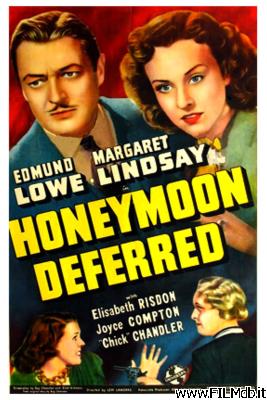 poster Affiche de film Honeymoon Deferred