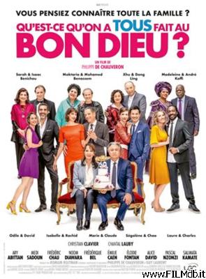 poster Affiche de film Qu'est-ce qu'on a tous fait au Bon Dieu?