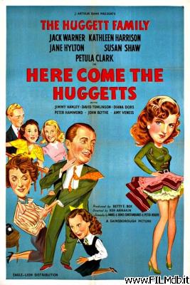 Poster of movie Here Come the Huggetts