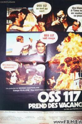 poster Locandina del film oss 117 prend des vacances