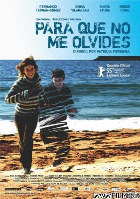 poster Affiche de film Para que no me olvides