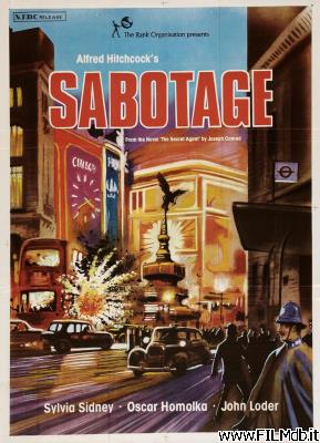 Affiche de film Sabotaggio