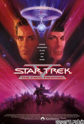 Cartel de la pelicula star trek 5: the final frontier