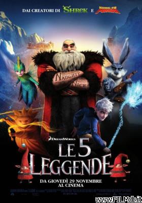 Affiche de film rise of the guardians