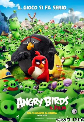 Cartel de la pelicula Angry Birds - Il film