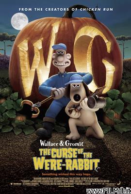 Affiche de film wallace and gromit: the curse of the were-rabbit
