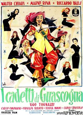 Affiche de film I cadetti di Guascogna
