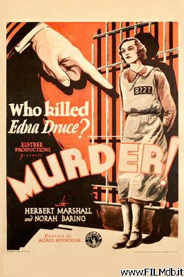 Poster of movie murder!