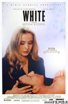 Affiche de film trois couleurs: blanc