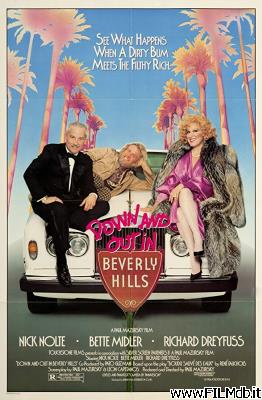 Poster of movie down and out in beverly hills