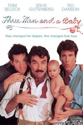 Poster of movie three men and a baby