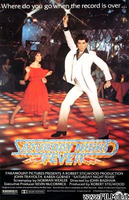 poster Poster of movie saturday night fever