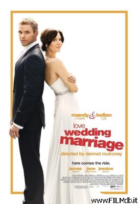 Cartel de la pelicula love, wedding, marriage