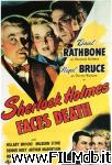 poster Sherlock Holmes di fronte alla morte poster del film Sherlock Holmes di fronte alla morte