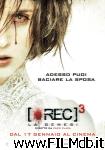 poster rec 3 - génesis poster del film rec 3 - génesis