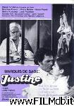 poster del film justine, ovvero le disavventure della virtù
