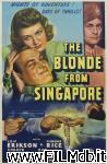 poster del film La rubia de Singapur
