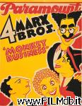 poster del film Monkey Business - Quattro folli in alto mare