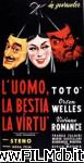 poster del film uomo, la bestia e la virtù