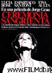 poster ceremonia sangrienta poster del film ceremonia sangrienta