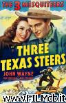 poster del film Three Texas Steers