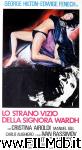 poster del film the strange vice of mrs. wardh