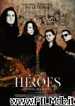 poster del film Héroes. Silencio y Rock and Roll