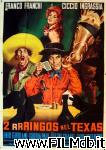 poster del film two rrringos from texas