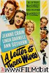 poster del film Lettera a 3 mogli