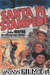 poster del film Santa Fe Stampede