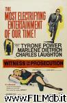 poster del film witness for the prosecution